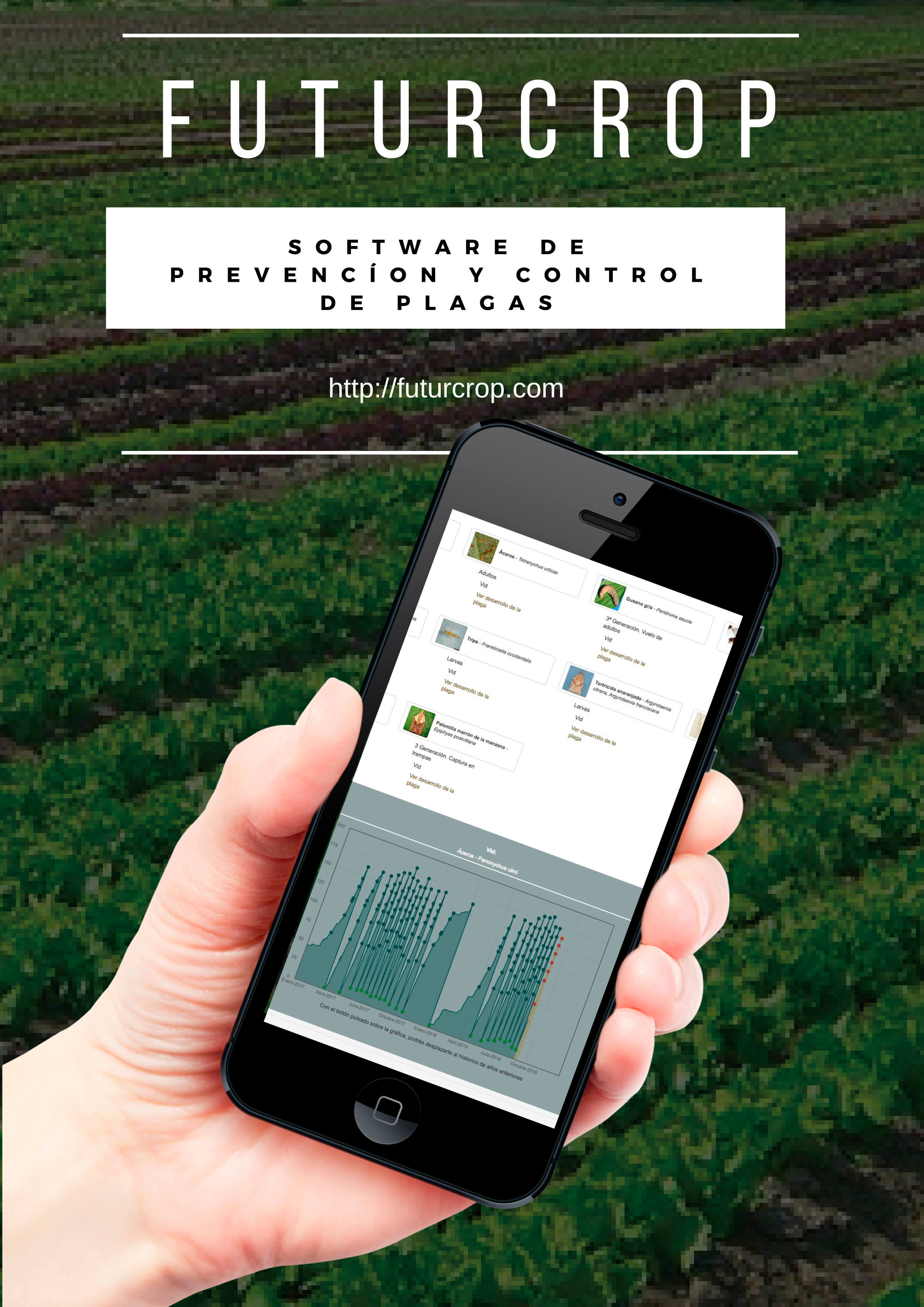 Funciones de FuturCrop, software de prevención de plagas